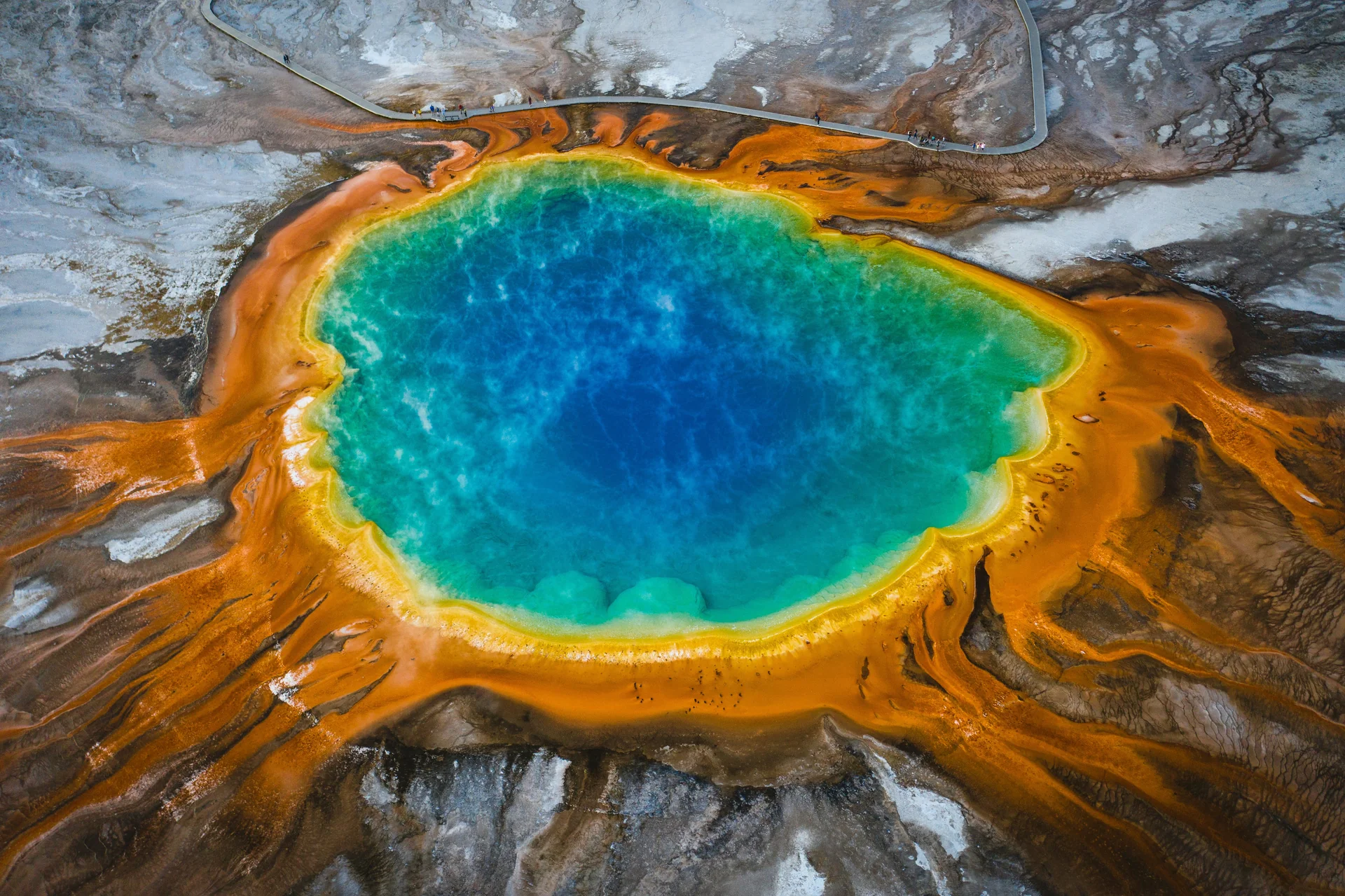 Grand Prismatic Spring 大棱镜温泉