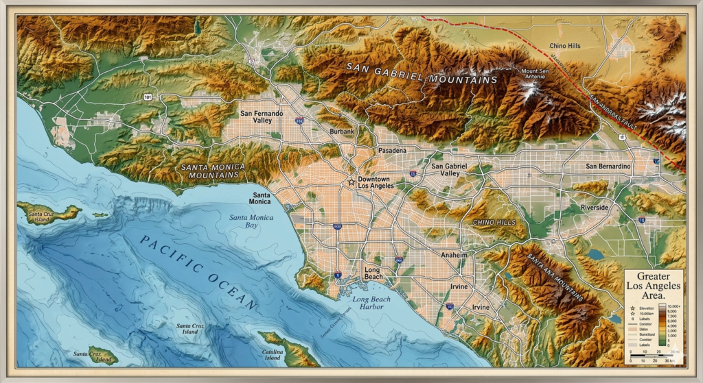 洛杉矶地图